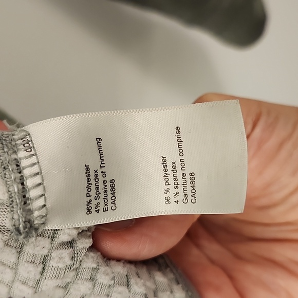 MEC grey long sleeve activewear top thumbholes hood XS - Picture 5 of 8